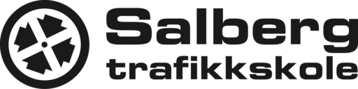 Salberg Trafikkskole logo mørk